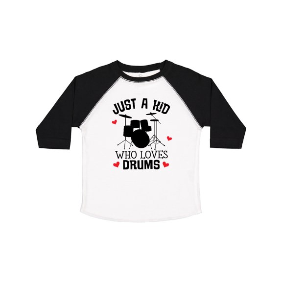 Inktastic Future Drummer Kid Loves Drums Boys or Girls Toddler T-Shirt
