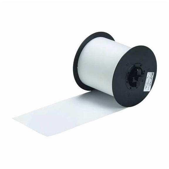 Brady Label Tape Cartridge,White,100 ft. L 113182