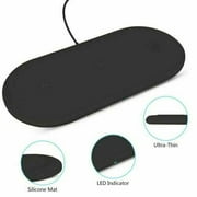 3-in-1 Qi Wireless Charger Dock Pad Stand For iWatch iPhone Air Pods Samsung