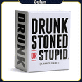 thumbnail image 1 of Juego de fiesta Drunk Stoned or Stupid para adultos con 250 tarjetas con mensajes, 1 of 5
