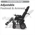 thumbnail image 3 of ComfyGO Fauteuil Roulant Électrique, Fauteuils Roulants Pliants Légers, Fauteuil Roulant Motorisé, Capacité Maximale de 286 Lb, Siège de 18 Pouces, 3 of 6