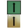 thumbnail image 3 of PHOTOLUMINESCENT DOOR IDENTIFICATION LETTER "One Arrow UP " SIGN HEAVY DUTY / GLOW IN THE DARK "DOOR NUMBER" SIGN HEAVY DUTY (ALUMINUM SIGN 1.5 X 1.5)(ref-2022-4), 3 of 5