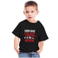 thumbnail image 2 of Penkiiy Toddler Kids Boys Girls Fashion Cute Round Neck Print Short Sleeve Top 5-6 Years Black, 2 of 6