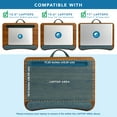 thumbnail image 3 of LapGear Portable Laptop Lap Desk, Fits up to 15.6" Laptop, Espresso Woodgrain, 3 of 7