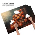 thumbnail image 4 of 1000 PCS A Group Of Crazy Pumpkin - 1000 Piece Holiday Jigsaw Puzzles,Enjoy The Puzzle Solving Process,Create A Festive Atmosphere,Fun Pumpkin Wooden Puzzle As Home Holiday Decoration,Relax Yourself, 4 of 6