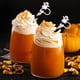 thumbnail image 5 of Tapas de pajita de Halloween con forma de calabaza fantasma, tapa de silicona con forma de calabaza fantasma, accesorios para pajitas reutilizables, accesorios para vasos, decoraciones de Halloween, c, 5 of 6