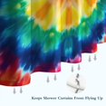 thumbnail image 6 of Rainbow Tie Dye Mandala Pattern Shower Curtain 72"x84" ,Bathroom Decorative Shower Curtains Set with 12 Hooks,Modern Waterproof Washable Shower Curtain, 6 of 6