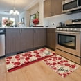thumbnail image 3 of Valentine''s Day Kitchen Mats Set of 2, Red Love Heart Kitchen Rugs Romantic Kitchen Mats for Floor Non Slip Anniversary Wedding Party Home Decor 17x29 and 17x47 Inch, 3 of 6