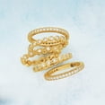 thumbnail image 5 of Ross-Simons 2.50 ct. t.w. CZ Jewelry Set: 5 Eternity Bands in 18kt Gold Over Sterling, Women's, Adult, 5 of 7