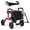 Red, variant on Giantex Walkers for Seniors, Folding Rolling Walker w/Reversible Backrest, Detachable Storage & Umbrella Holder, Red