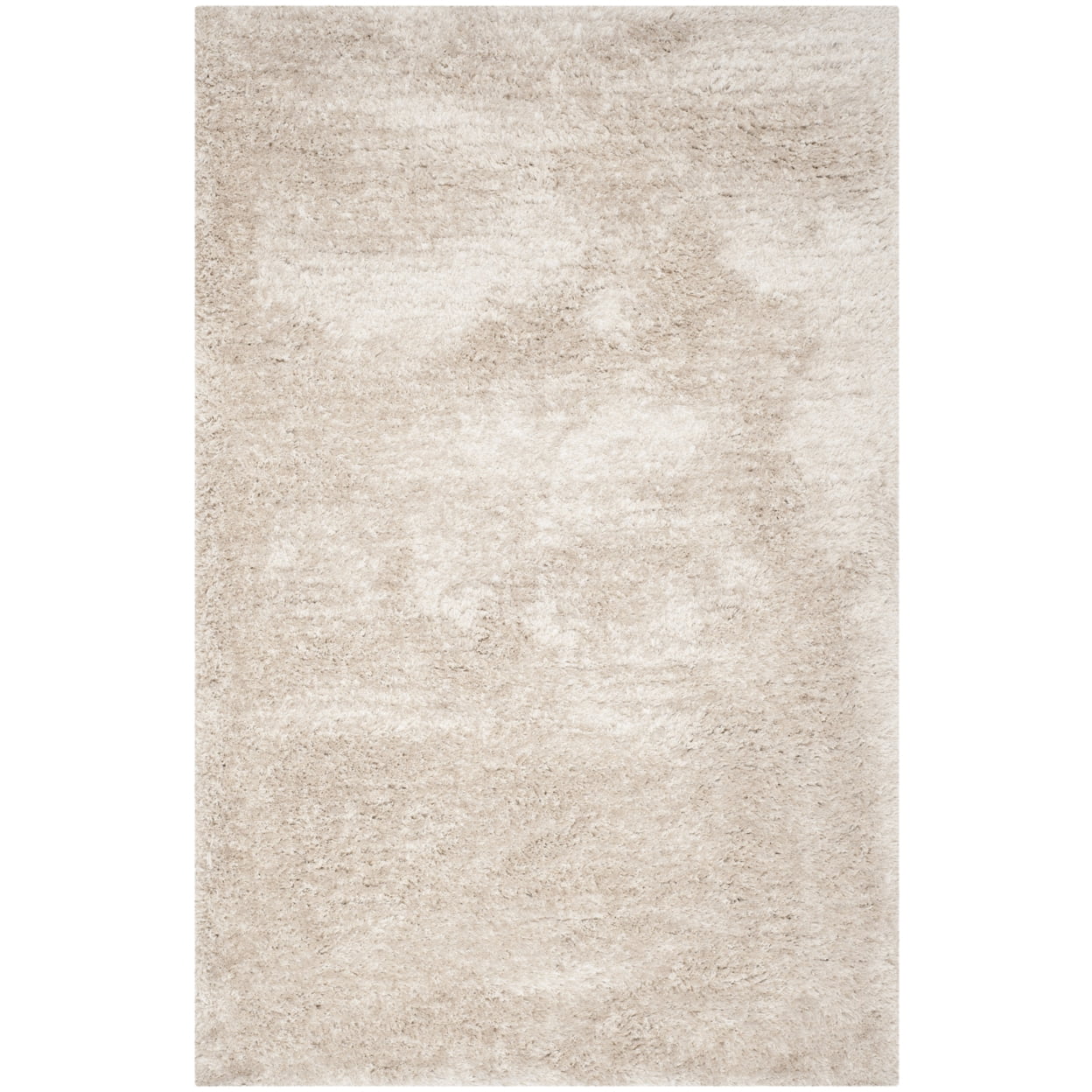 SAFAVIEH Henley Solid South Beach Polyester Shag Runner Rug, Champagne, 2'3" x 6'