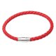 thumbnail image 2 of Pulseras para mujer, regalos para mujer, pulsera deportiva, pulsera magnética, pulsera de cuerda de cuero negro con hebilla magnética, pulsera, 2 of 5
