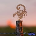 thumbnail image 2 of Handmadetneonsign Scorpion Metal Rusty Tree Stake, Animal Garden Tree Stake, Metal Tree Stake Decor 046034, 2 of 5