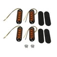 thumbnail image 2 of Luces latales para camión, 4 Luces Liderados de 3000 k para remolque, luz intermitente de emergencia para camión, luces lateral abds y pc de 12 a 24 v para automóviles,, 2 of 7