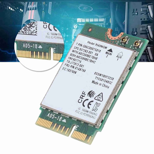 Tarjetas De Red, Banda Dual 2.4Ghz 5Ghz Menos Tarjeta WIFI De Interferencia Para Computadora Portátil