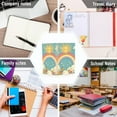 thumbnail image 6 of FORMRS 1-Subject Spiral Notebook 8" x 5" College Ruled 60 Refillable Sheet A5 Hard Cover, Retro Beige Rainbow, 6 of 7