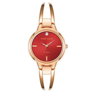 Women\'s Genuine Diamond Dial Bangle Watch Rose Gold Anne Klein Women main image 4