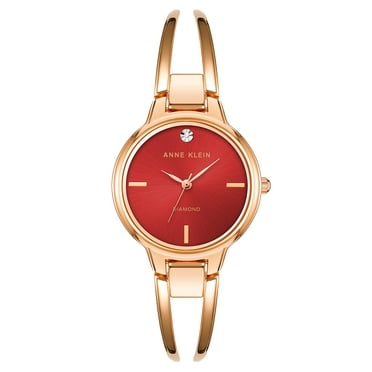 Anne Klein Women's Quartz Dress Watch Metal Strap, Rose Gold AK/2626BYRG