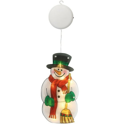 

wendunide led lights for bedroom Christmas Wall Window Glass Led Light Suction Cup Decoration Pendant Christmas Decoration Light Illuminated Led Lights