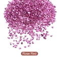 thumbnail image 2 of Uxcell 20g Crushed Glass Chips, 2-4mm Irregular Metallic Chunky Sequins Glass Stone Rose Red, 2 of 5
