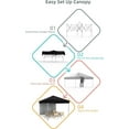 thumbnail image 4 of Kojooin Pop Up Canopy Tent Outdoor Canopy Heavy Duty Commercial Instant Tent Shelter with 1 Removable Sidewall, 4 of 6