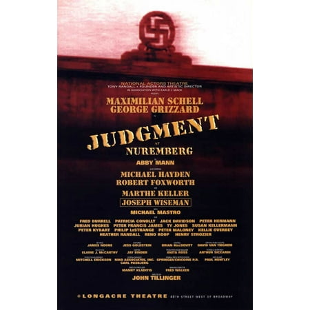 UPC: 0671863396557 | Judgment at Nuremberg (Broadway) – movie POSTER (Style A) (11  x 17 )