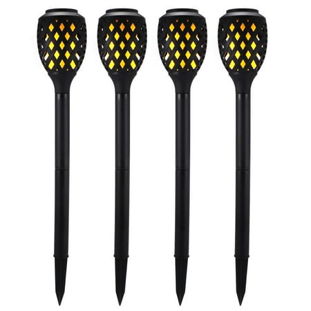 

Solar Flame Plug Light Waterproof Solar Flame Landscape Lamp Light Sensor Solar Torch Light with Three Light Modes for Yard Villa Garden