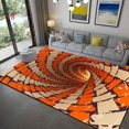 thumbnail image 4 of Alfombra de ilusión vórtice 3D para puerta de entrada, felpudo óptico geométrico abstracto, felpudo antideslizante, Alfombra de decoración para sala de estar, 4 of 4