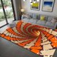 thumbnail image 4 of Alfombra de ilusión vórtice 3D para puerta de entrada, felpudo óptico geométrico abstracto, felpudo antideslizante, Alfombra de decoración para sala de estar, 4 of 4