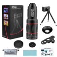 thumbnail image 3 of Lefu 18X 28X 36X 64X Monocular Zoom Telescope Long Range Outdoor Mobile Phone Photo, 3 of 9