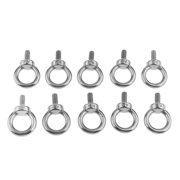 10pcs M6 Marine Boat Stainless Steel Ring Eye Screw Bolt
