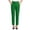 Green, variant on Women's Plus Size Straight Leg Pants Solid Color High Waist Pants Casual Full Length Pants with Pockets Button