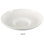 12 in. 22 oz ABCO Mediterranean Pasta Bowl - Porcelain, Super White - Pack of 12