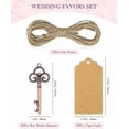 thumbnail image 2 of 30 PCS Vintage Skeleton Key Bottle Openers, Party Return Gifts for Guests, Key Bottle Opener with Escort Card Tag and Twine for Wedding Party Favors Rustic Decoration (Red Copper), 2 of 7