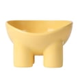 thumbnail image 1 of Tazón de comida para gatos jinwen Protección inclinada y elevada Amarillo, 1 of 6