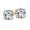 Yellow Gold, variant on 1 to 5 Carat IGI Certified LAB-GROWN Asscher Cut Diamond Earrings 4 Prong Screw Back Ultra Premium Collection (E-F Color, SI1-SI2 Clarity) 14K White Gold 1 Carat