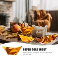 thumbnail image 2 of 300 Sheets Paper Folding Gold Ingot Handmade DIY Worship Gold Ingot Burning Paper, 2 of 8