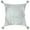Silver, variant on Ox Bay Indoor Traditional Textured Medallion Throw Pillow, Silver Gray, 20" x 20"