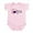 Petal Pink, variant on CafePress - Made In Korea Infant Bodysuit - Baby Light Bodysuit, Size Newborn - 24 Months