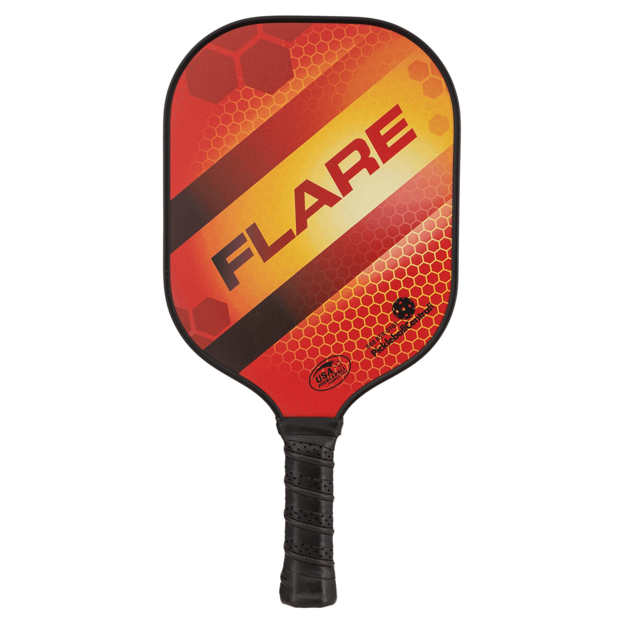 PIckleballCentral Rally Flare Graphite Pickleball Paddle 2 Player Pack Graphite Hybrid Composite Face 7oz Red/Blue