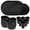 24pcs Black Wheat Straw Plates and Bowls Cups, variant on Ei 24grey Wheat Stdinnerware Set Of 6 Reuasble Unbreakable Dinner Plates And Sets For Camping Picninc Family