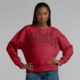 thumbnail image 4 of Women's Fanatics Crimson Alabama Crimson Tide Supersoft Flow Fleece Pullover Sweatshirt, 4 of 6