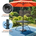 thumbnail image 5 of Sophia & William 37" Outdoor Square Dining Table with Steel Frame for 4 Chairs, 5 of 7