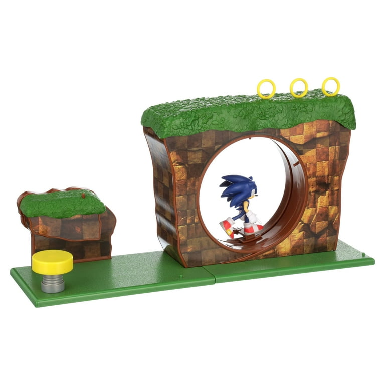Sonic The Hedgehog Green Hill Zone 2.5 Inch Figure Playset