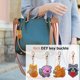thumbnail image 1 of Cuadros Decorativos 4 piezas DIY completo taladro especial en forma de diamante pintura animales bolsa llavero colgante Tmvgtek embutido en tela, 1 of 9