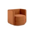 thumbnail image 2 of Sillón Ermita base latón - Terracota WEIK Ermita, 2 of 8