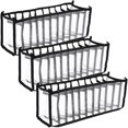 thumbnail image 1 of Miangastore Rectangular Underwear Storage Box Black 1 Set 12.6x4.7x4.7in, 1 of 8