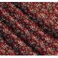 thumbnail image 3 of Soimoi Red Cotton Cambric Fabric Snowflake & Red Berries Fruits Print Fabric by Yard 56 Inch Wide, 3 of 7