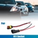 thumbnail image 2 of Un Set H11 Conector Macho Hembra Precableado de Bombilla del Faro Antiniebla del Coche, 2 of 6