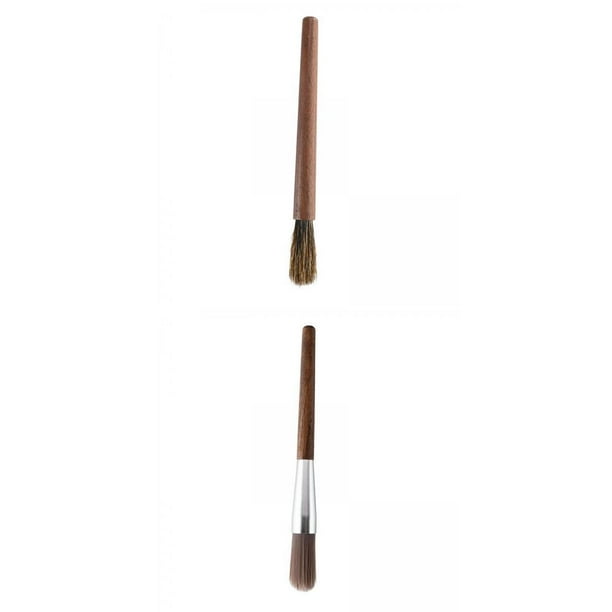 Cepillo de limpieza de café,herramienta de cepillo de limpieza de molinillo de máquina de café,Barista Espresso cepillo para polvo manual de madera,cepillo de limpieza fabricante de mango de